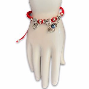 🎉 HP Red Kabbalah Hamsa protection/luck bracelet